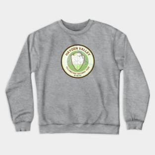 Yellowstone Souvenir Map - Hayden Valley Crewneck Sweatshirt